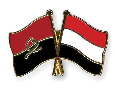 Fahnen Pins Angola Jemen