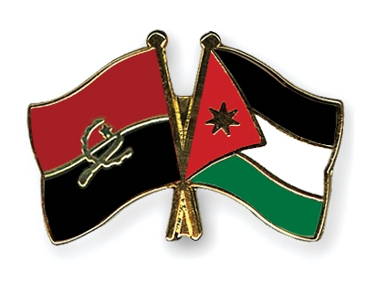 Fahnen Pins Angola Jordanien
