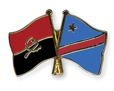 Fahnen Pins Angola Kongo-Demokratische-Republik