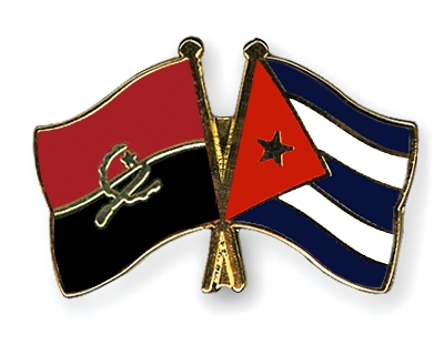 Fahnen Pins Angola Kuba