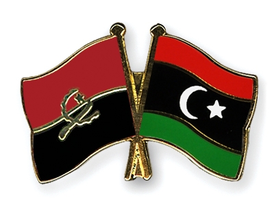 Fahnen Pins Angola Libyen