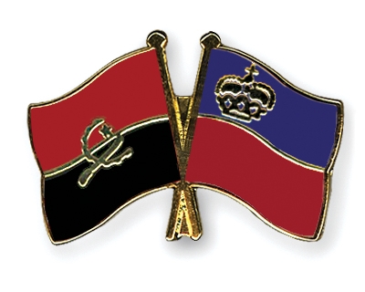 Fahnen Pins Angola Liechtenstein