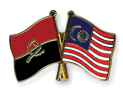 Fahnen Pins Angola Malaysia