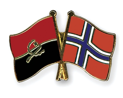 Fahnen Pins Angola Norwegen