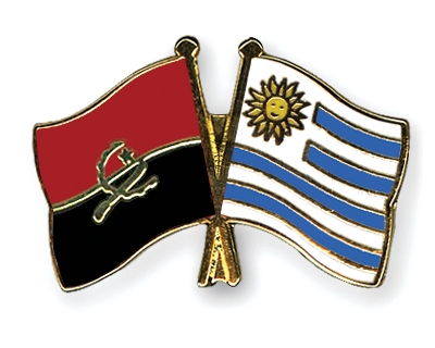 Fahnen Pins Angola Uruguay