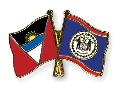 Fahnen Pins Antigua-und-Barbuda Belize