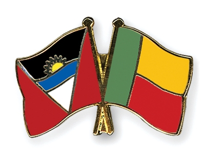 Fahnen Pins Antigua-und-Barbuda Benin