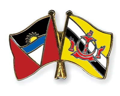 Fahnen Pins Antigua-und-Barbuda Brunei-Darussalam