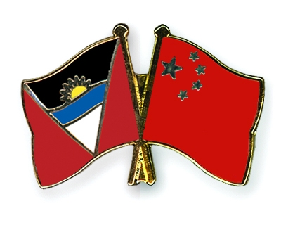 Fahnen Pins Antigua-und-Barbuda China
