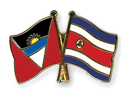 Fahnen Pins Antigua-und-Barbuda Costa-Rica