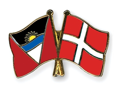 Fahnen Pins Antigua-und-Barbuda Dnemark
