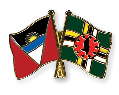 Fahnen Pins Antigua-und-Barbuda Dominica