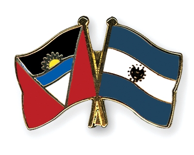 Fahnen Pins Antigua-und-Barbuda El-Salvador