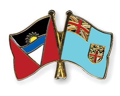 Fahnen Pins Antigua-und-Barbuda Fidschi