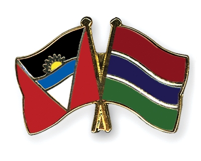 Fahnen Pins Antigua-und-Barbuda Gambia