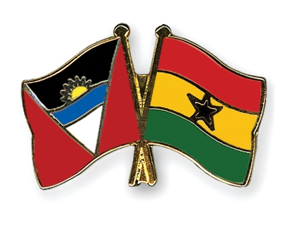 Fahnen Pins Antigua-und-Barbuda Ghana