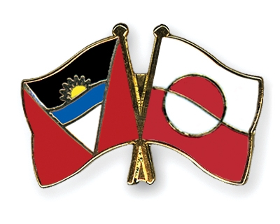 Fahnen Pins Antigua-und-Barbuda Grnland
