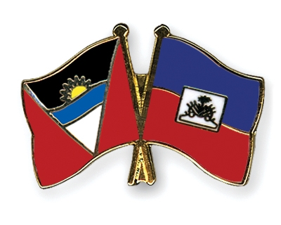 Fahnen Pins Antigua-und-Barbuda Haiti