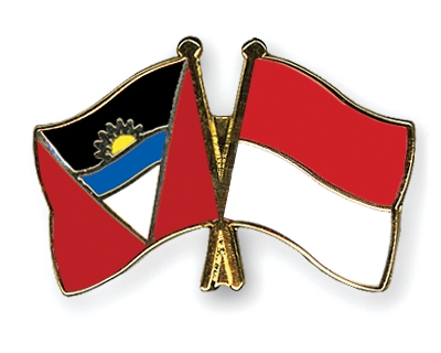 Fahnen Pins Antigua-und-Barbuda Indonesien
