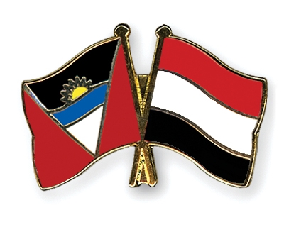Fahnen Pins Antigua-und-Barbuda Jemen