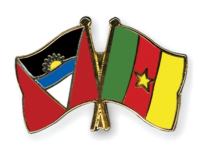 Fahnen Pins Antigua-und-Barbuda Kamerun