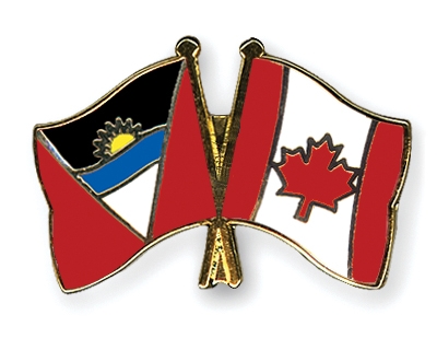 Fahnen Pins Antigua-und-Barbuda Kanada