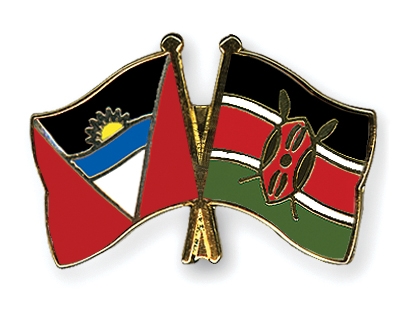 Fahnen Pins Antigua-und-Barbuda Kenia