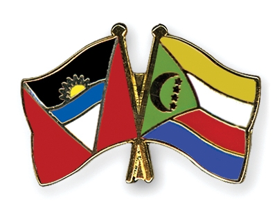 Fahnen Pins Antigua-und-Barbuda Komoren