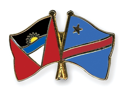 Fahnen Pins Antigua-und-Barbuda Kongo-Demokratische-Republik