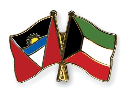 Fahnen Pins Antigua-und-Barbuda Kuwait