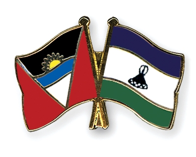 Fahnen Pins Antigua-und-Barbuda Lesotho