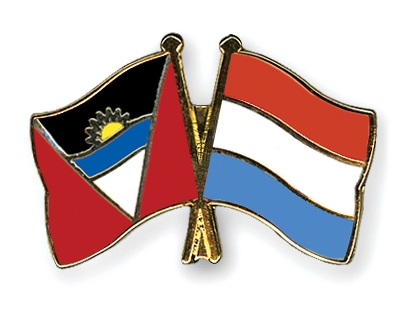 Fahnen Pins Antigua-und-Barbuda Luxemburg