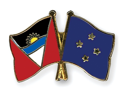 Fahnen Pins Antigua-und-Barbuda Mikronesien