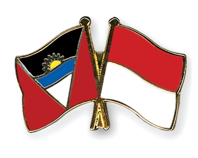 Fahnen Pins Antigua-und-Barbuda Monaco