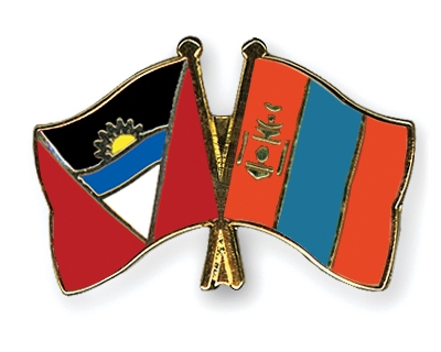 Fahnen Pins Antigua-und-Barbuda Mongolei