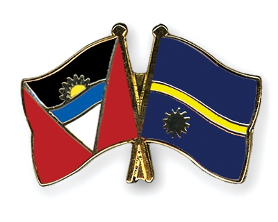 Fahnen Pins Antigua-und-Barbuda Nauru