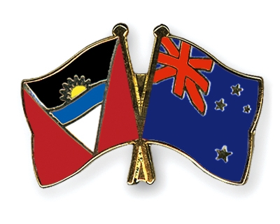 Fahnen Pins Antigua-und-Barbuda Neuseeland