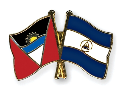 Fahnen Pins Antigua-und-Barbuda Nicaragua