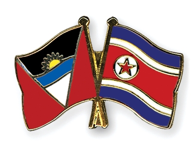 Fahnen Pins Antigua-und-Barbuda Nordkorea