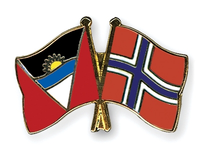 Fahnen Pins Antigua-und-Barbuda Norwegen