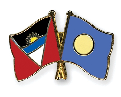 Fahnen Pins Antigua-und-Barbuda Palau
