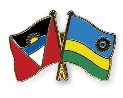 Fahnen Pins Antigua-und-Barbuda Ruanda