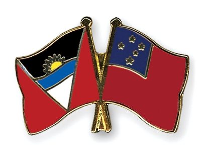 Fahnen Pins Antigua-und-Barbuda Samoa