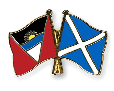 Fahnen Pins Antigua-und-Barbuda Schottland
