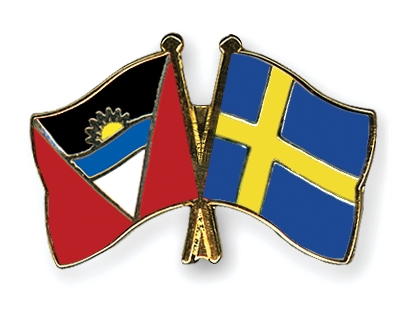 Fahnen Pins Antigua-und-Barbuda Schweden