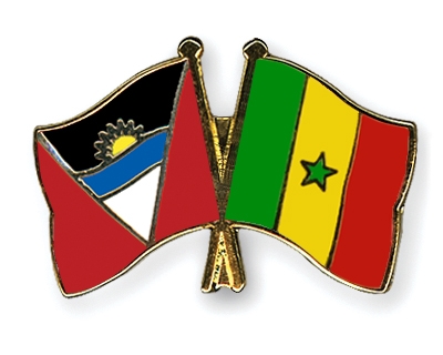 Fahnen Pins Antigua-und-Barbuda Senegal