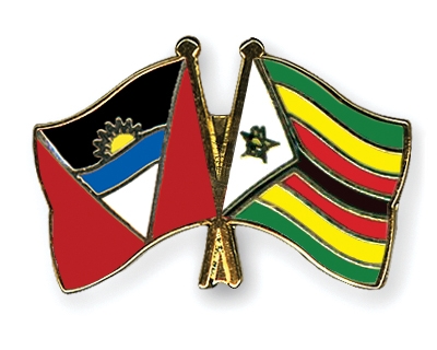 Fahnen Pins Antigua-und-Barbuda Simbabwe