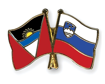 Fahnen Pins Antigua-und-Barbuda Slowenien