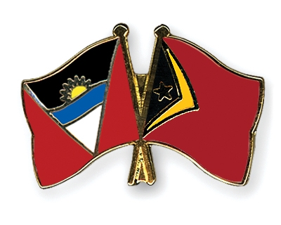 Fahnen Pins Antigua-und-Barbuda Timor-Leste