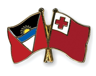 Fahnen Pins Antigua-und-Barbuda Tonga